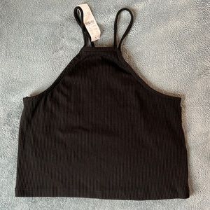 J.Crew Vintage Rib Cropped Halter Tank